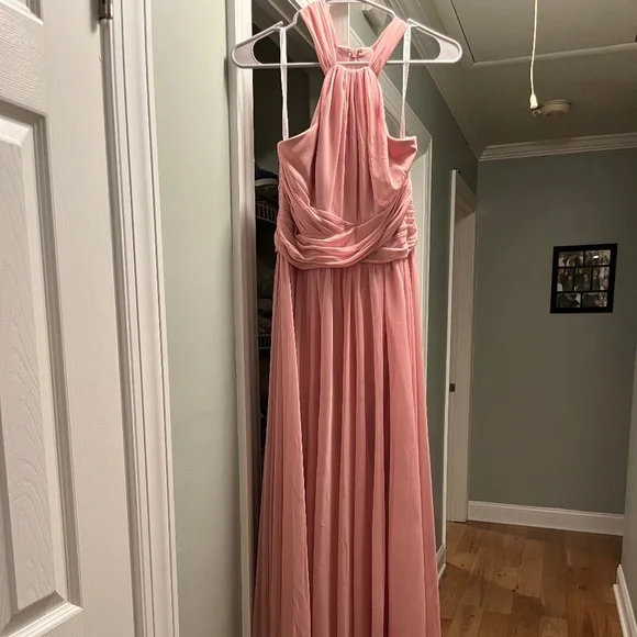 strapless open back dress Ruffle Sleeve Belted Dress-Aqua/Pink Floral 18 / MG805